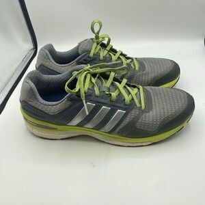 Adidas Solar Boost Sneakers Shoes Men Size 12.5 Gray Green S77847 Grey Green